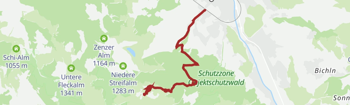 Route map: Rehegg